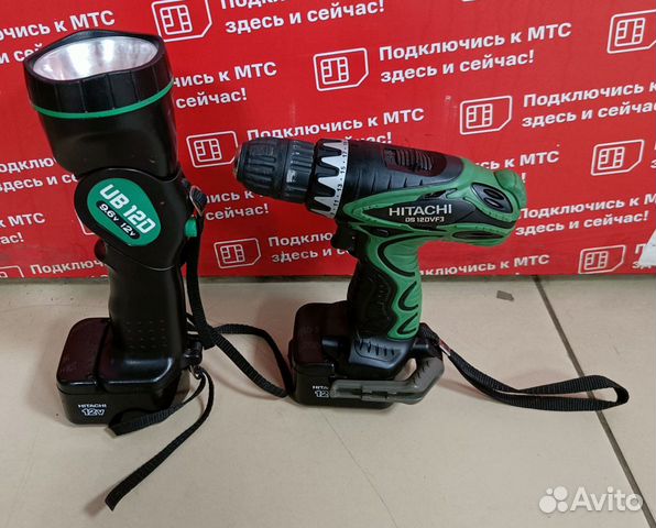 Аккумуляторная дрель-шуруповерт Hitachi DS12DVF3