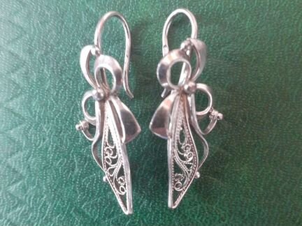 Серебряные серьги