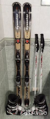 Горные лыжи и ботинки (горнолыжный комплект)