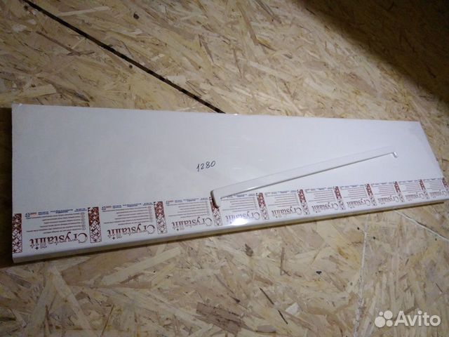 Подоконник пластиковый 300*1280 Crystallit