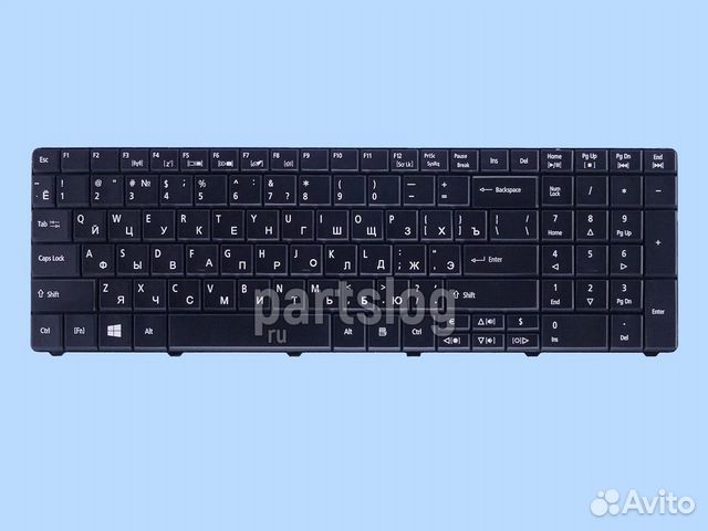 Клавиатура для Acer E1-521 E1-531 E1-571 Черная