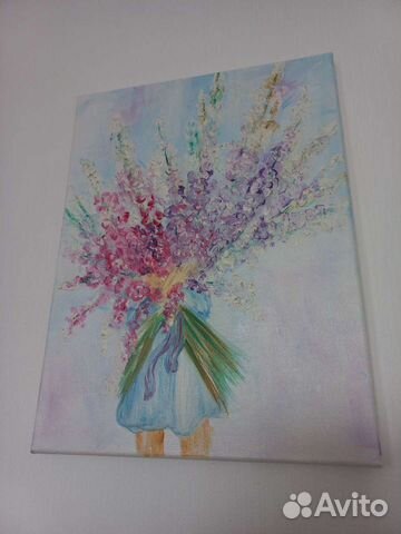 Картина маслом на холсте 3040 для дома подарок