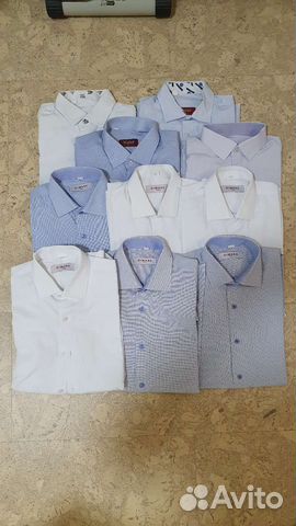 Рубашка школьная 37- 38 170-176 рост