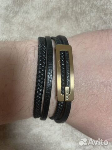 Браслет мужской кожанный