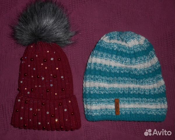 Шапки детские 2 штуки