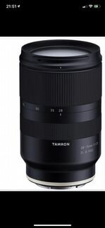 Объектив tamron 28-75 2.8