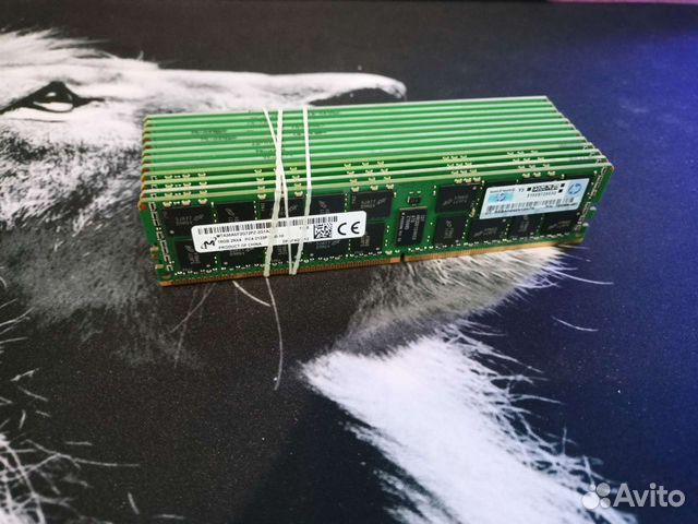 Память DDR4 Micron 16Gb 2133Mhz ECC REG