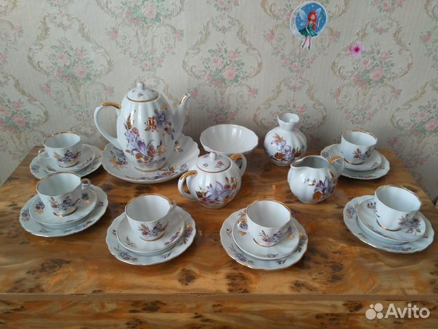 Сервиз. лфз.Экспорт. 24 предмета. СССР. новый