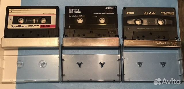 Аудио кассеты TDK, sony с записью