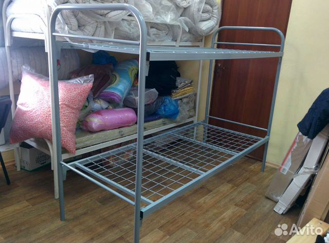 Кровать двухъярусная металлическая Прораб