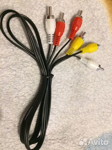 Кабель 3rca тюльпаны