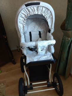 Коляска 2/1 Lonex Julia Baronessa(материал лён)