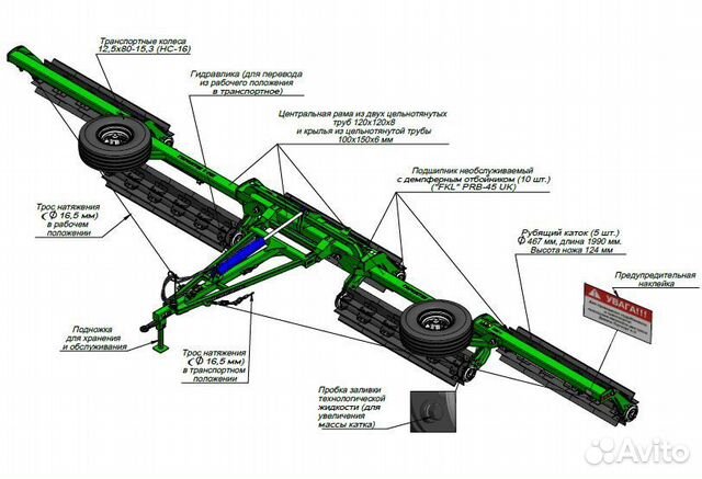 Каток СД-Агро Октагон-6, 2023
