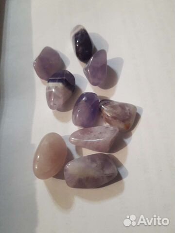 Аметист галтовка