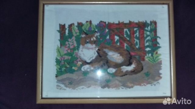 Картина вышитая крестом
