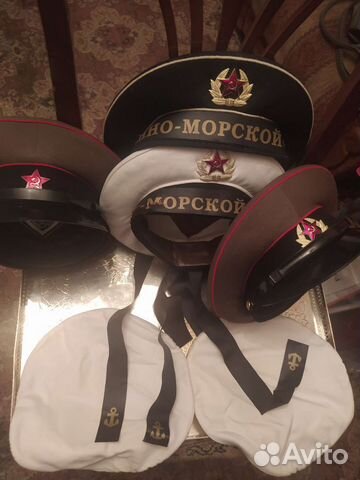 Военные, морские фуражки, береты, новые