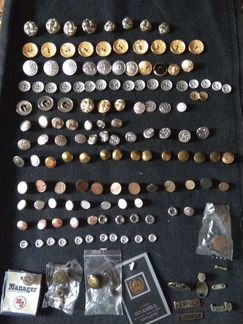 Пуговицы СССР металлические, деревянные