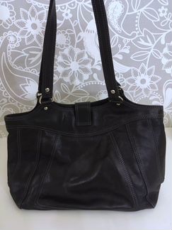 Сумка кожаная черная Palio (Италия)