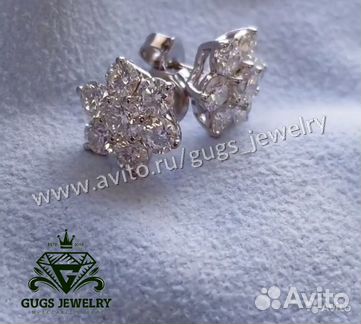 Роскошные серьги с бриллиантами