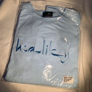 Blue Arabic Logo Tee Haliky