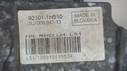 Фара (передняя) левая KIA Ceed, 2010