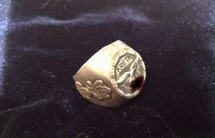 Наградной перстень Luftwaffe,1941г,подлинник