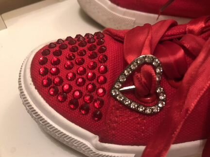 Кеды со стразами 28 размер