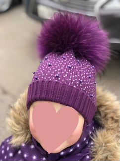 Шапка и шарф Solorana, размер 52-54