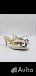 Туфли белые manolo blahnik