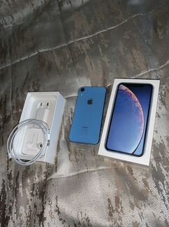 iPhone xr 128 blue запечатанный