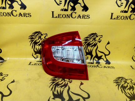 Фонарь задний левый Skoda Rapid 2012-2019