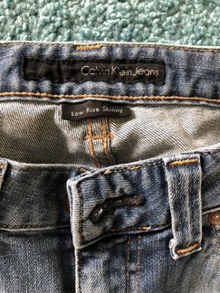 Джинсы Calvin Klein. Новые С низкой посадкой