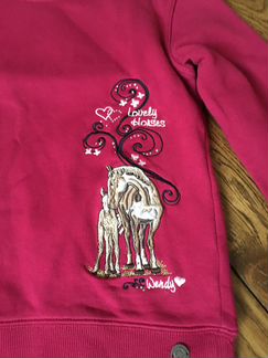 Пуловер для девочки, рост 128-134см