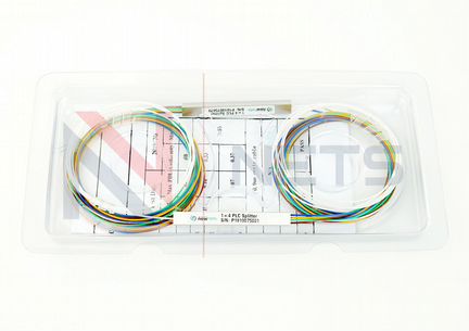 Оптический PLC делитель FBT сплиттер 1х4 PON catv