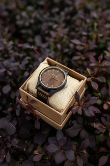 Деревянные наручные часы ручной работы