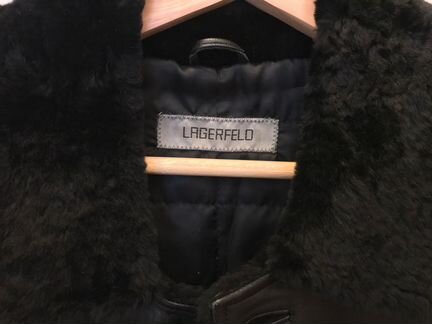 Кожаная дубленка Lagerfield