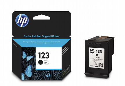 Картриджи HP 123 черный и цветной Оригинальные
