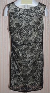 Новое с бирками кружевное платье 44 M Mango