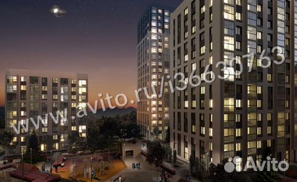 1-к квартира, 38.4 м², 4/20 эт.