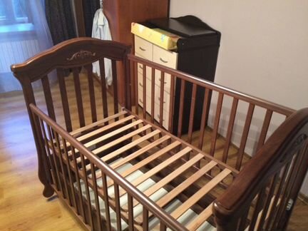 Детская кроватка Pali с матрасом