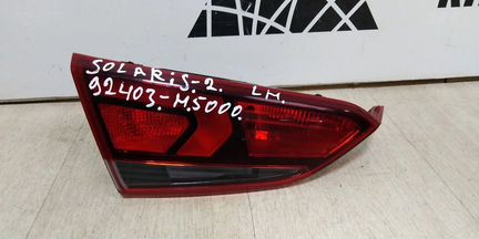 Фонарь левый внутренний Hyundai Solaris 2 Солярис