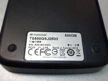 Переносной жёсткий диск Transcend 500GB