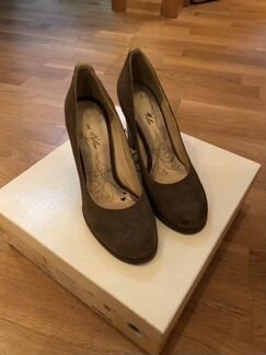 Туфли замшевые коричневые замшевые