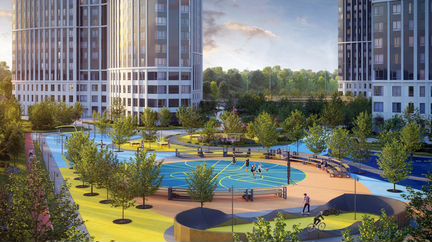 Квартира-студия, 65.8 м², 24/39 эт.