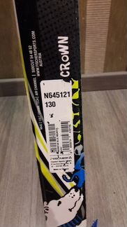 Лыжи рост 130 +Лыжные ботинки 32 р