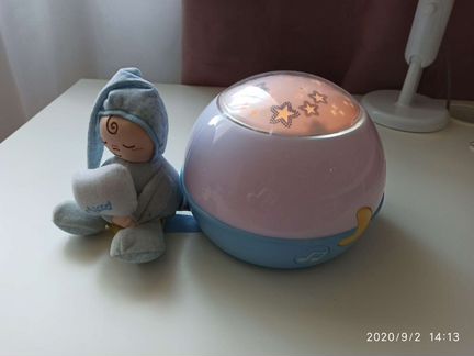 Ночник-проектор Chicco Первые грезы (голубой)