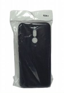 Чехол-накладка для xiaomi Redmi 8 fashion TPU матовый черный