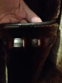 Шуба мутон с песцом 52 размер рост от 170