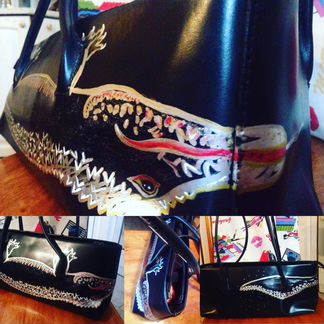Сумка Valentino с ручной росписью