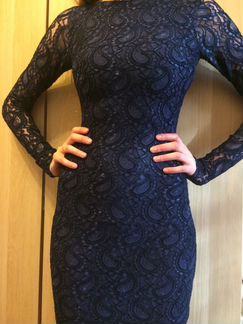 Платье ажурное у Новому году